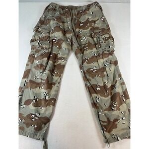 CSG Cargo Pants Mens 3XL Brown Desert Camo Excellent Ripstop Drawstring Utility